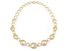 Cammilli Firenze Dune Solar Collier Yellow Sunrise Gold mit Brillanten 2,14ct – Halsschmuck Collier in gelbgold und aus 750 Gelbgold.
