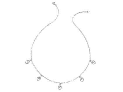 Brigitte Adolph Jewellery Design Chiara Dew Collier Silber 43cm – Halsschmuck Collier in silber und aus 925 Silber.