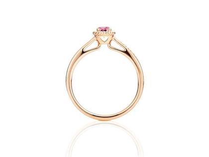 Capolavoro Amore Mio Ring Roségold mit Saphir pink – Ringe Ring mit Besatz aus 750 Rotgold. – Ansicht 2
