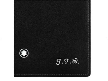 Montblanc Meisterstück Kreditkartentasche schwarz – Lederwaren Leder Visitenkartenetui aus Leder. – Ansicht 3