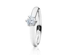 Capolavoro The Romance Collection Diamante in Amore True Love Ring Weißgold 1 Brillant – Ringe Ring mit Besatz aus 750 Weißgold.