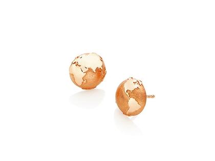 Schmuckwerk Meine Welt: Ohrstecker in  Rotgold – Ohrschmuck Ohrstecker aus 750 Rotgold.
