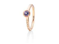 Capolavoro Amore Mio Ring Roségold mit Saphir violett – Ringe Ring mit Besatz aus 750 Rotgold.