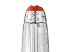 Montblanc Meisterstück X Olympic Heritage Chamonix 1924 Solitaire Midsize Kugelschreiber platinumbeschichtet – Schreibgeräte Kugelschreiber in silber und aus Edelharz, Metall und platiniert. – Ansicht 3