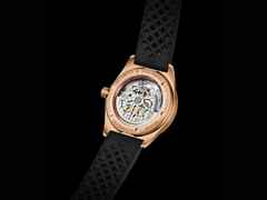 Glashütte Original SeaQ Automatik Rotgold 40mm schwarzes Zifferblatt schwarzes Kautschukband – Herrenuhren Uhr mit Datum aus 750 Rotgold. Das Gehäuse ist rund und roségold. Das Kautschuk / Kunststoff / Silikon Armband ist schwarz. Das Zifferblatt ist arabisch Index und schwarz. – Ansicht 5