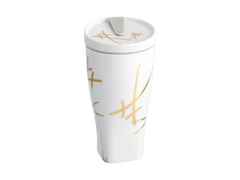 Meissen Coffee to Go Becher "Swords" aus Meissner Porzellan – Porzellanwaren Tafelporzellan in weiß und aus Kunststoff, Porzellan und vergoldet. – Ansicht 2