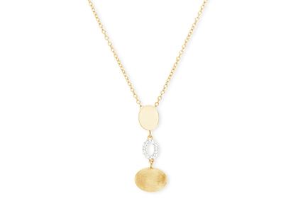 Nanis Swing Collier Gelbgold 39cm mit Brillanten 0,060ct – Halsschmuck Collier in gelbgold und aus 750 Gelbgold.