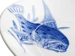 Meissen Blue Treasures Platte oval "Fisch" – Porzellanwaren Tafelporzellan in weiß und aus Porzellan. – Ansicht 3