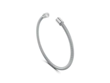 Niessing Colette Elementyx Space Zylinder Armreif Platinum 56mm mit Brillanten 0,200ct – Armschmuck Armreif in silber und aus 950 Platin.