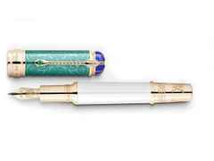 Montblanc 2022 Patron of Art: Limitierte Edition Homage to Victoria Füllfederhalter 4810 – Schreibgeräte Füllfederhalter in grün und vergoldet.