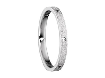Bering Arctic Symphony Innenring schmal Sparkling Effekt Edelstahl Sterne – Ringe Ring aus Edelstahl.