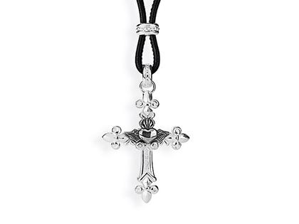 Drachenfels Design Carpe Diem Silber Anhänger Kreuz – Anhänger Anhänger ohne Besatz aus 925 Silber.