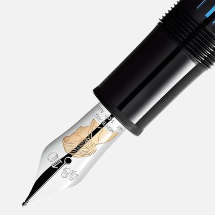 Montblanc Frederic Chopin Donation Pen Füllfederhalter – Schreibgeräte Füllfederhalter aus 585 Gelbgold, Edelharz und und platiniert. – Ansicht 2