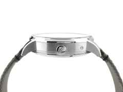 Glashütte Original PanoMaticLunar Automatik Edelstahl 40mm grau Textilband 1-90-02-43-32-66 Full Set mit Garantie Occasion – Herrenuhren Uhr mit Datum aus Edelstahl. Das Gehäuse ist rund und silber. Das Textilarmband ist grau. Das Zifferblatt ist arabisch Index und grau. – Ansicht 3
