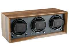 Paul Design Gentlemen  3 Uhrenbeweger Holz Walnuss – Uhrenbeweger Uhrenbeweger für mehrere Uhren aus Holz, Carbon und und .