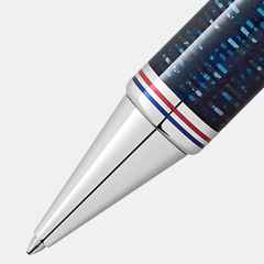 Montblanc Special Edition Great Characters Great Gatsby  Kugelschreiber – Schreibgeräte Kugelschreiber in blau und platiniert. – Ansicht 2