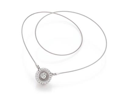 Jörg Heinz Wechselschließe Swing Boho Weißgold mit Brillanten 1,40ct – Anhänger Collier Schließe in silber und aus 750 Weißgold. – Ansicht 2