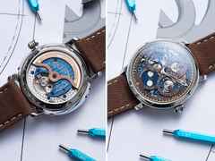 Frederique Constant Slimline Perpetual Calendar Manufacture - The Naked Watchmaker Automatik Edelstahl 42mm braunes Zifferblatt braunes Textilband Limited Edition – Herrenuhren Uhr mit Kalender aus Edelstahl. Das Gehäuse ist rund und silber. Das Textilarmband ist braun. Das Zifferblatt ist arabisch Index und braun. – Ansicht 2