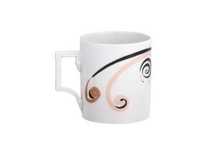 Meissen MUG Henkelbecher Juwelier Roller Art Edition "Dagmar Zemke, Lunar" – Porzellanwaren Tafelporzellan in weiß und aus Porzellan und vergoldet. – Ansicht 3