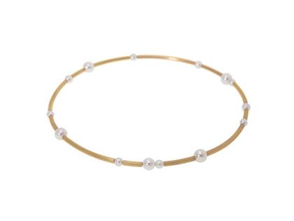 Schmuckwerk Kugel Gelbgold: Armreif – Armschmuck Armreif aus 750 Gelbgold.
