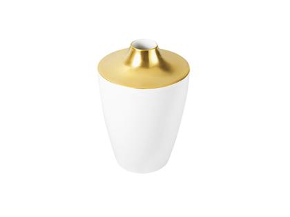Meissen Vase Cosmopolitan Klein 11 cm Gold – Porzellanwaren Porzellanvase in gelbgold und aus Porzellan und vergoldet.