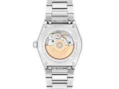 Frederique Constant Highlife Ladies Speciale France & Benelux Automatik Edelstahl 34mm hellblaues Zifferblatt Metallband – Damenuhren Uhr mit Datum aus Edelstahl. Das Gehäuse ist rund und silber. Das Edelstahlarmband ist silber. Das Zifferblatt ist ein Index in blau. – Ansicht 2