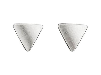 Nordform Design 01 Dreieck Ohrstecker – Ohrschmuck Ohrstecker aus 925 Silber.