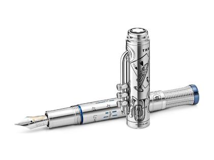 Montblanc Limited Edition Miles Davis Füllhalter 1926 – Schreibgeräte Füllfederhalter platiniert. – Ansicht 2