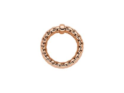 Fope Essentials Ring Roségold flach breit – Ringe Ring aus 750 Rotgold. – Ansicht 2
