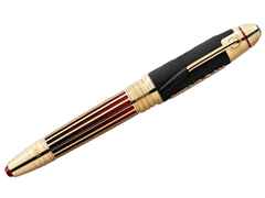 Montblanc Limited Edition Great Characters Jimi Hendrix 1942 Füllfederhalter – Schreibgeräte Füllfederhalter aus Metall und und vergoldet. – Ansicht 2