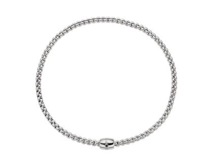 Halsschmuck Collier aus 750 Weißgold.