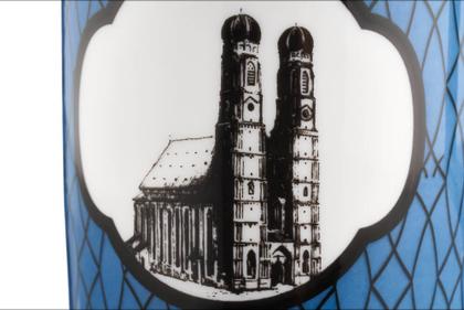 Meissen MUG Collection Henkelbecher CITY-MUGS "München" – Porzellanwaren Tafelporzellan in weiß und aus Porzellan. – Ansicht 3