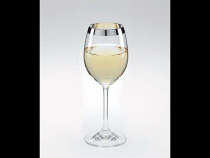 Sonja Quandt Glas Weinglas Classico – Silberwaren Silber Glas aus 925 Silber.