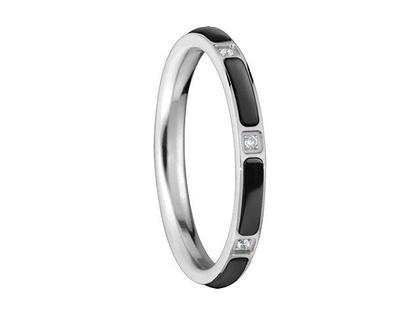 Bering Arctic Symphony Innenring schmal Materialmix Edelstahl Keramik – Ringe Ring mit Besatz aus Edelstahl, Keramik und und .
