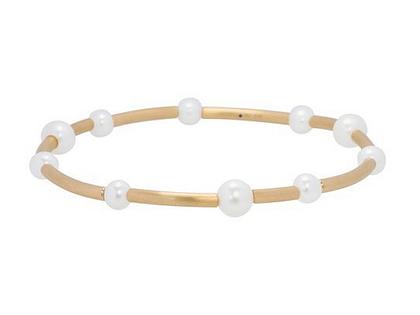 Schmuckwerk Kugel Gelbgold: Armreif – Armschmuck Armband aus 750 Gelbgold.