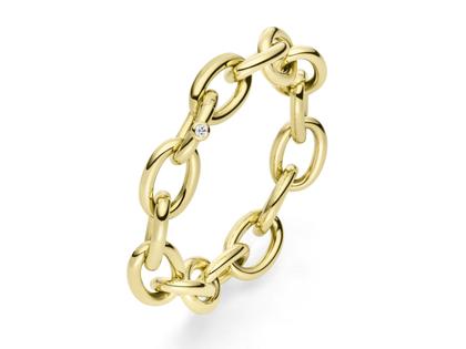 IsabelleFa Armband Chaînon 14 oval Gelbgold – Armschmuck Armband aus 750 Gelbgold.