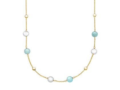 Halsschmuck Collierkette aus 585 Gelbgold.