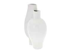 Meissen Vase Two Sides weiß 21 cm – Porzellanwaren Porzellanvase in weiß und aus Porzellan. – Ansicht 2