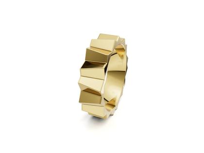 Niessing Vivida Z Ring Classic Yellow 6,0mm – Ringe Ring aus 750 Gelbgold.