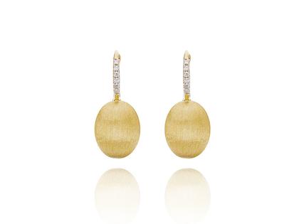 Nanis Dancing in the Rain Elite Ohrhänger Gelbgold mit Brillantbesatz – Ohrschmuck Ohrhänger aus 750 Gelbgold.