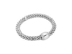 Fope Love Nest Flex'It Armband Weißgold 1 Schmuckelement Brillanten 1,07ct M flexibel – Armschmuck Armband aus 750 Weißgold.