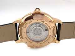 Montblanc Star Legacy Orbis Terrarum Limited Edition Automatik Roségold 43mm Lederband MB126109 Full Set Occasion – Herrenuhren Uhr ohne Datum aus 750 Rotgold. Das Gehäuse ist rund und roségold. Das Lederarmband Kroko / Alligator ist braun. Das Zifferblatt ist arabisch Index und braun. – Ansicht 2