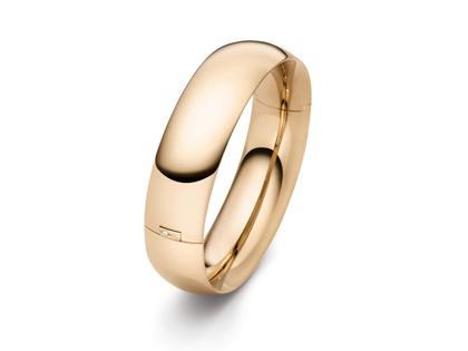 IsabelleFa Navette 21 Armreif Roségold mit Brillant 0,015ct – Armschmuck Armreif aus 750 Rotgold.