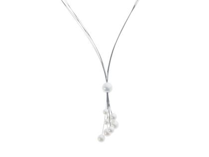 Schmuckwerk Wolke Edelstahl: Collier – Halsschmuck Collier aus Edelstahl.