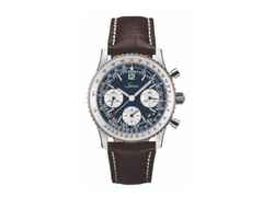 Sinn Spezialuhren 903 St II BE Navigationschronograph Automatik Edelstahl 41mm blaues Zifferblatt braunes Lederband – Herrenuhren Chronograph aus Edelstahl und Leder. Das Gehäuse ist rund und silber. Das Lederarmband ist braun. Das Zifferblatt ist arabisch Index und blau.