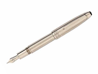 Montblanc Meisterstück Geometry Solitaire Signature LeGrand Füllfederhalter F – Schreibgeräte Füllfederhalter in gelbgold und aus 750 Gelbgold, Metall, rhodiniert und vergoldet.