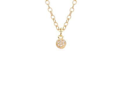 Brigitte Adolph Jewellery Design O-Sole-Mio Anhänger Gelbgold mit Brillanten – Anhänger Anhänger mit Besatz in gelbgold und aus 750 Gelbgold.