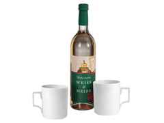 Meissen Geschenk-Set "Schloss Wackerbarth Weiß & Heiß" Glühwein mit zwei Henkelbechern weiß – Porzellanwaren Tafelporzellan in weiß und aus Porzellan.