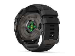 Garmin Fenix 9 faserverstärktes Polymer 51mm digitales Display schwarzes Silikonband – Herrenuhren Uhr Multifunktion aus Kautschuk, Kunststoff und Titan. Das Gehäuse ist rund und schwarz. Das Kautschuk / Kunststoff / Silikon Armband ist schwarz. Das Zifferblatt ist digital und schwarz. – Ansicht 4