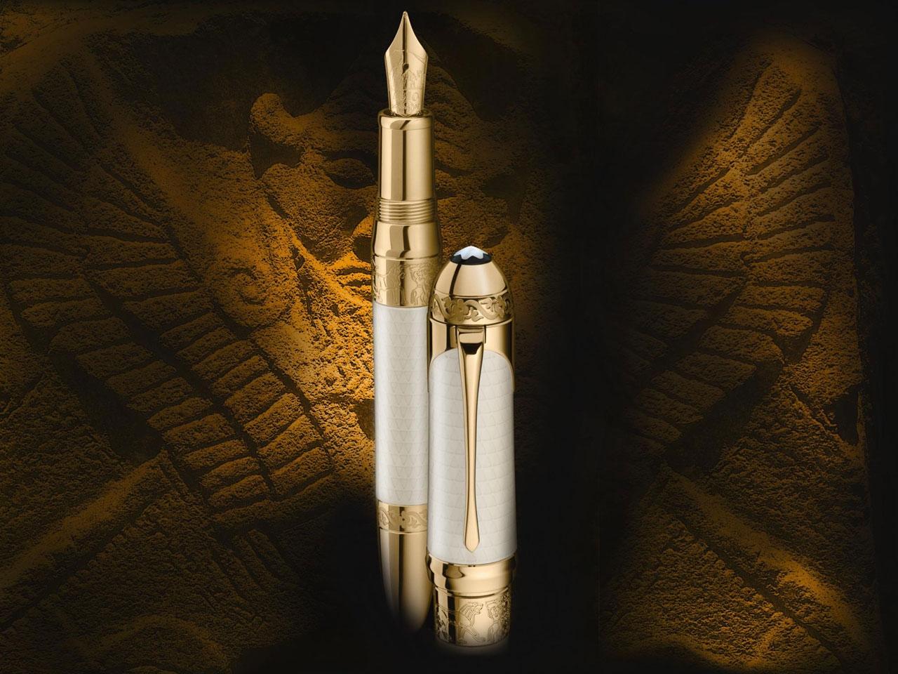 Montblanc 2009 Patron of Art: Limitierte Edition Patron of Art Max von Oppenheim Füllfederhalter Limited Edition 888 – Schreibgeräte Füllfederhalter aus 925 Silber. – Ansicht 3